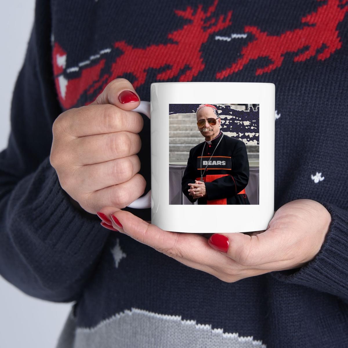 Vatican Pope Leo Xiv Chicago Bears Mug