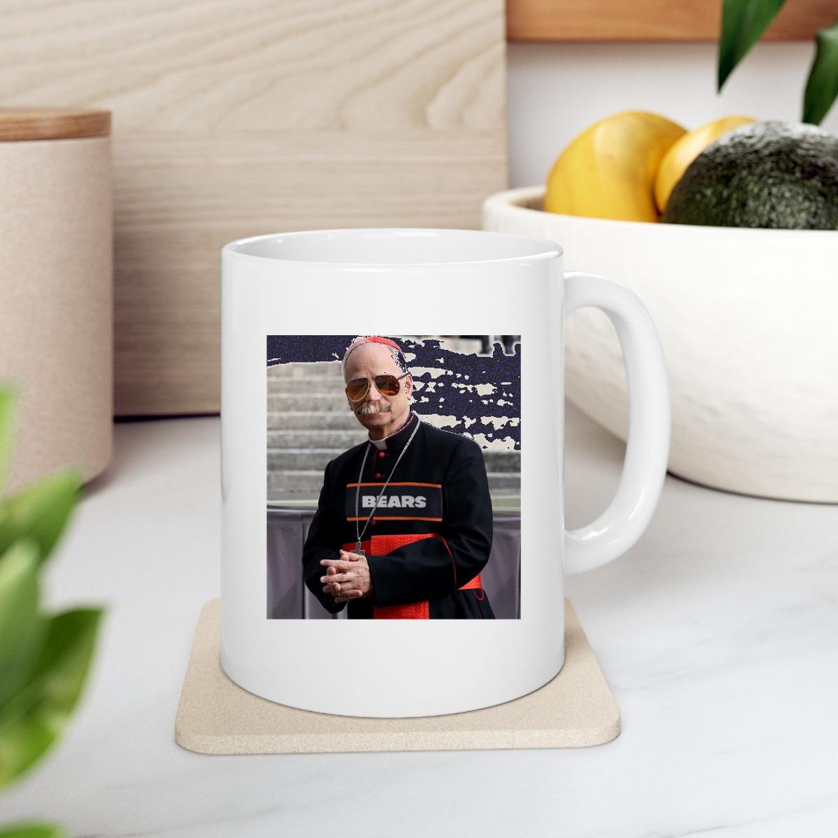 Vatican Pope Leo Xiv Chicago Bears Mug 2