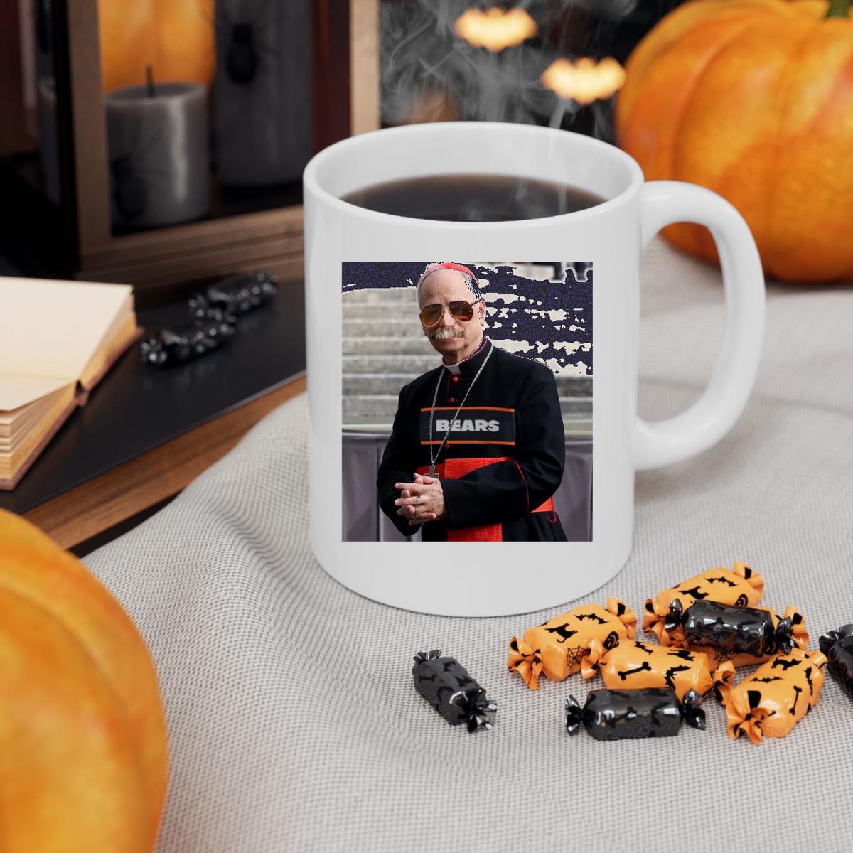 Vatican Pope Leo Xiv Chicago Bears Mug 3