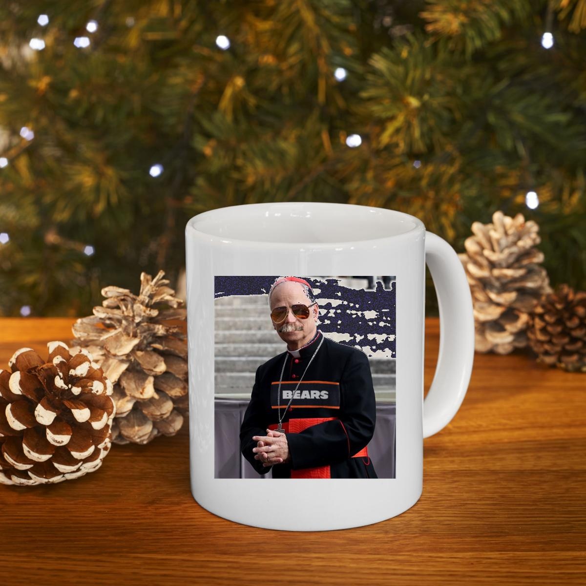 Vatican Pope Leo Xiv Chicago Bears Mug 4