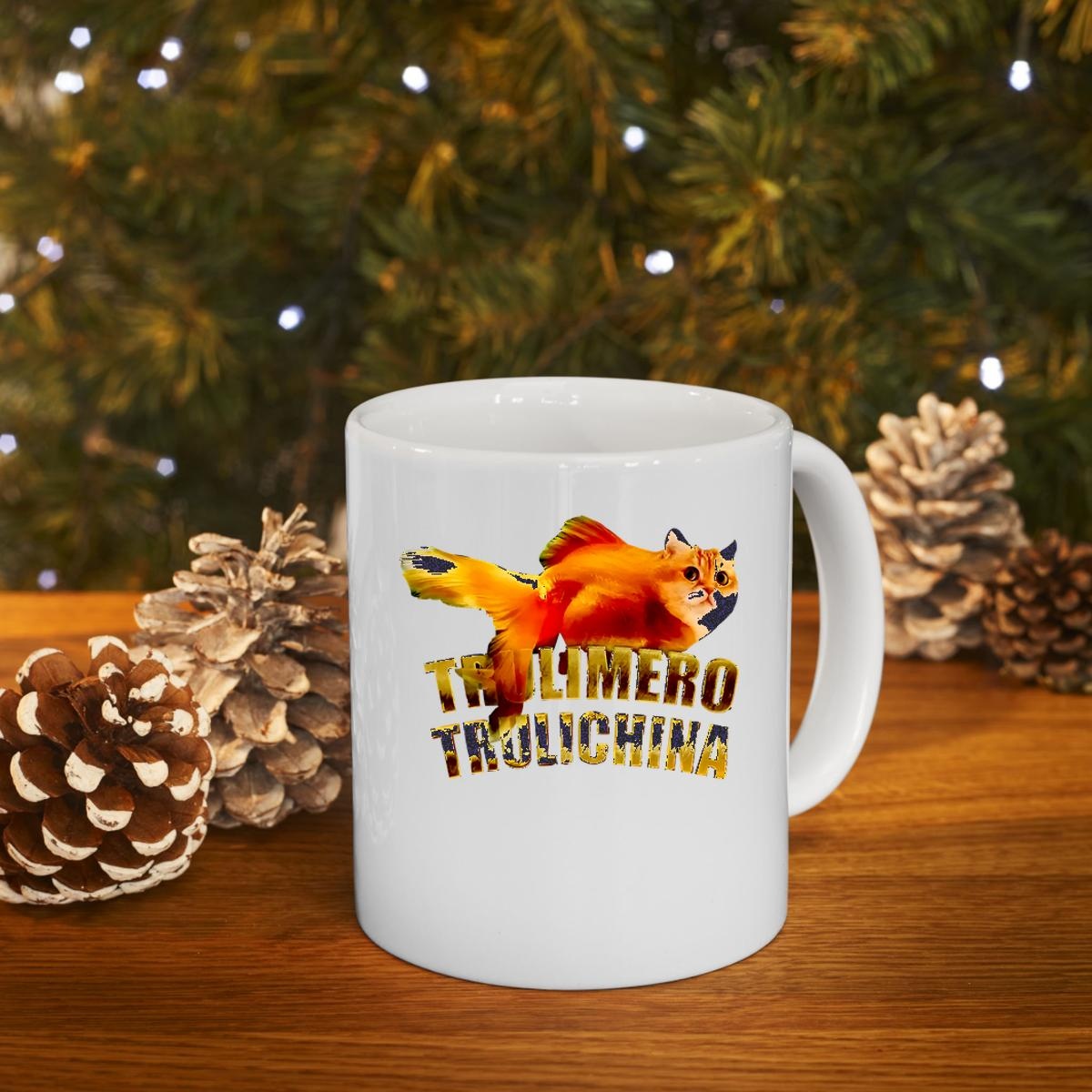 Trulimero Trulichina Mug: Ultimate Gift for Cat Goldfish Lovers 4