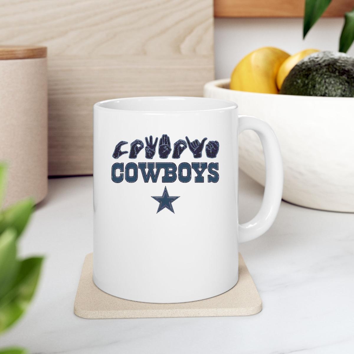 ASL Dallas Cowboys Mug: Ultimate Gift for Fans Now! 2