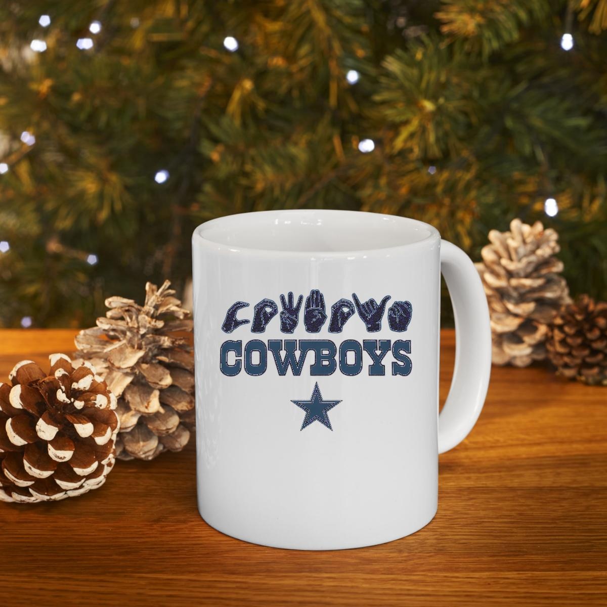 ASL Dallas Cowboys Mug: Ultimate Gift for Fans Now! 4