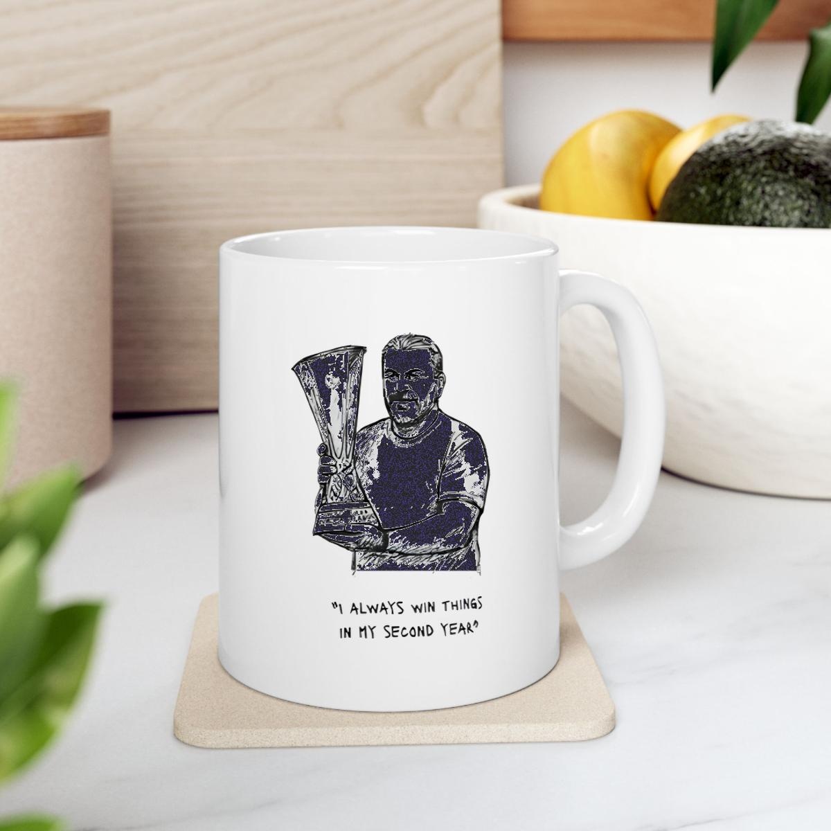 Ange Postecoglou Mug: Proven Results in Your Second Year! 2