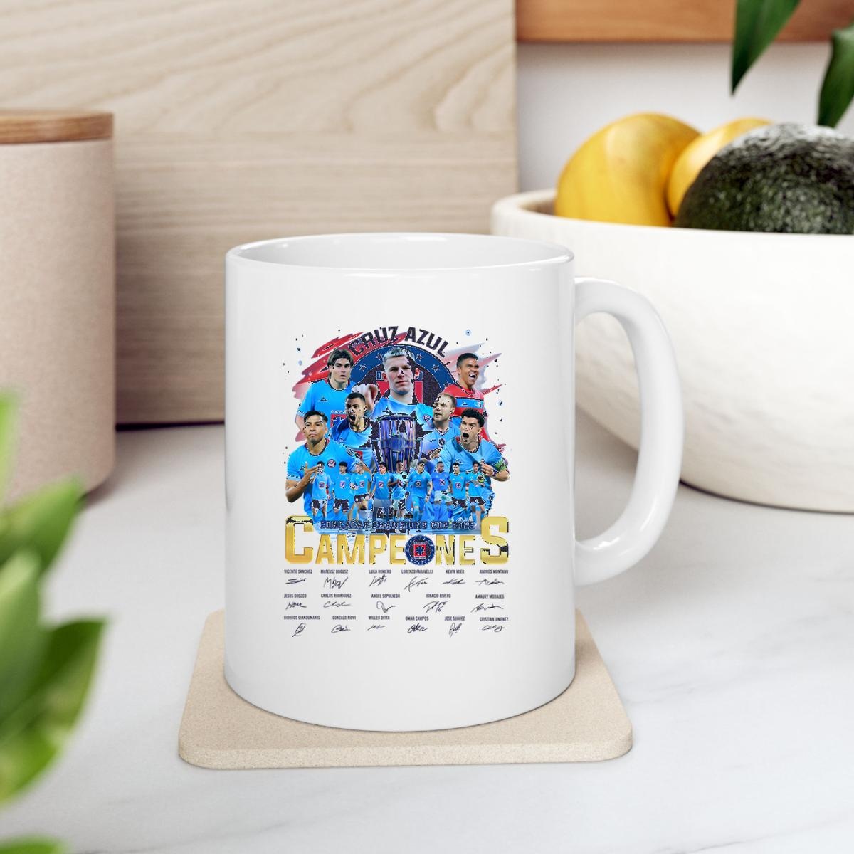 Cruz Azul FC Campeones: Ultimate Signature Mug for 2025! 2