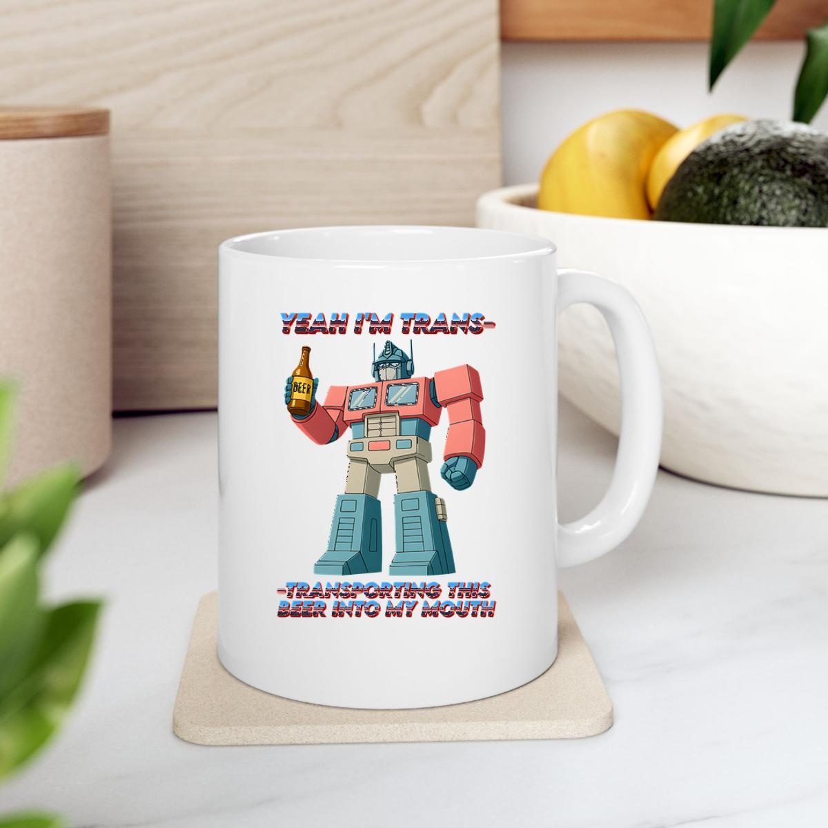 Optimus Prime Mug: Best Trans Beer Mouth Results Limited 2