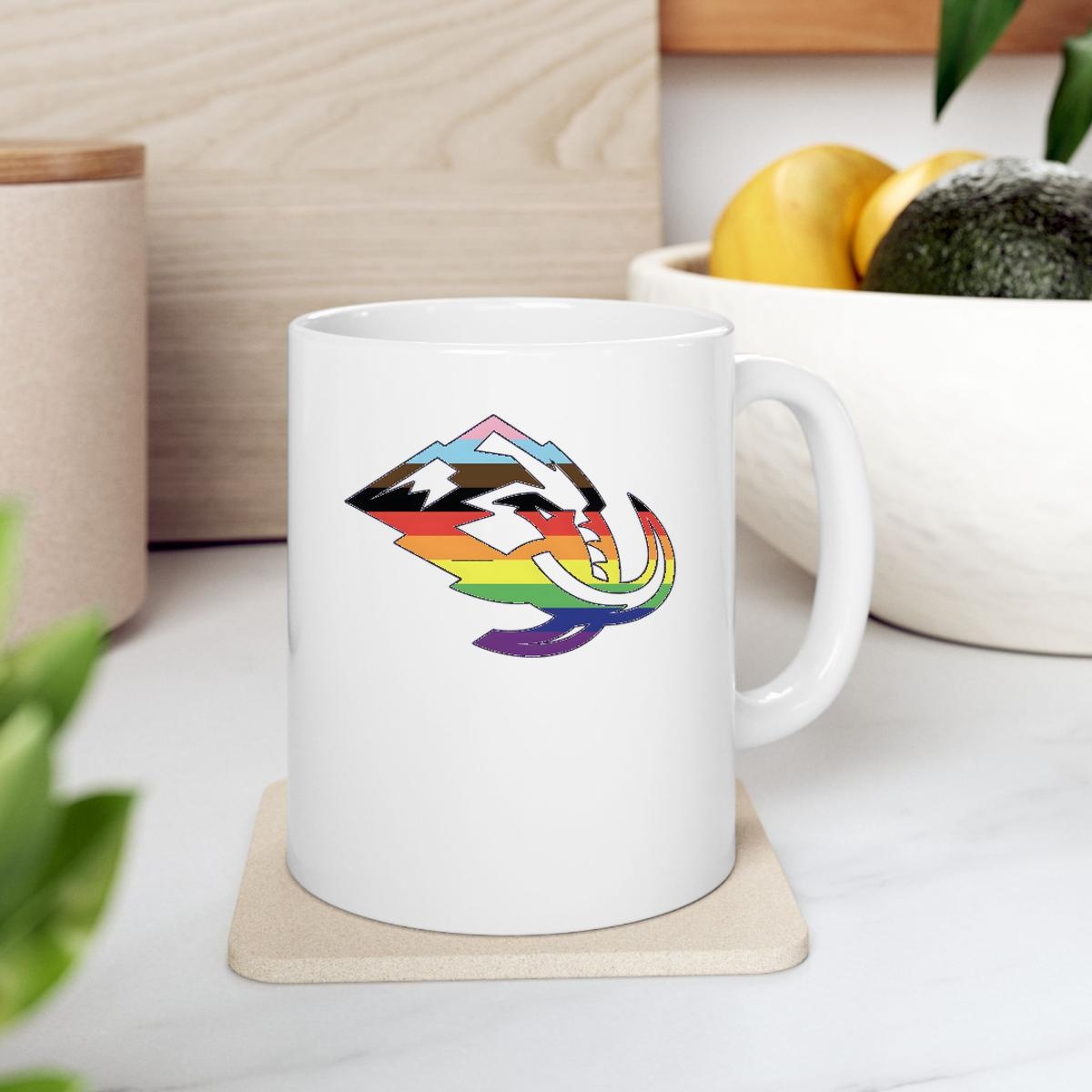 Utah Mammoth Logo Mug: Ultimate Pride Month 2025 Gift 2