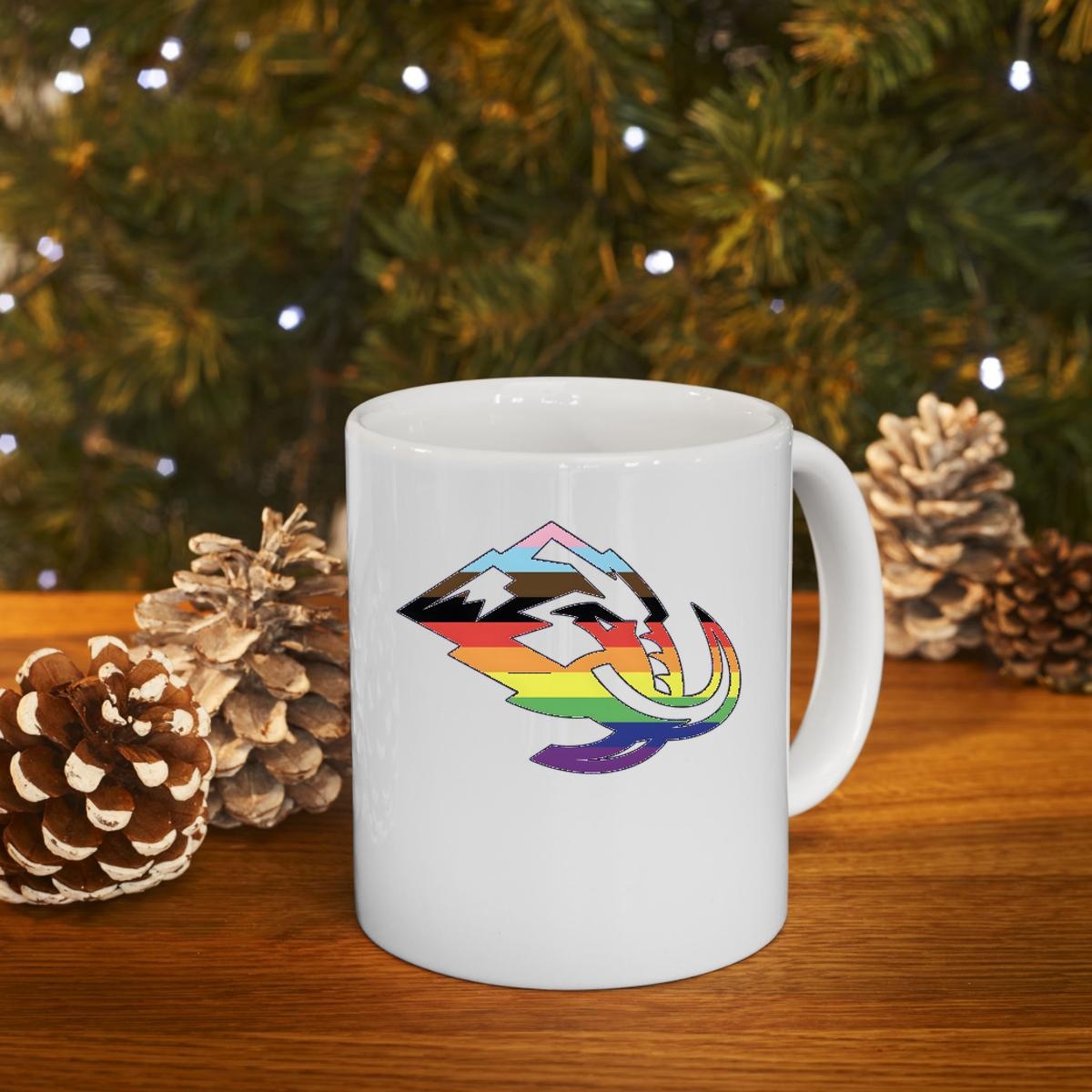 Utah Mammoth Logo Mug: Ultimate Pride Month 2025 Gift 4