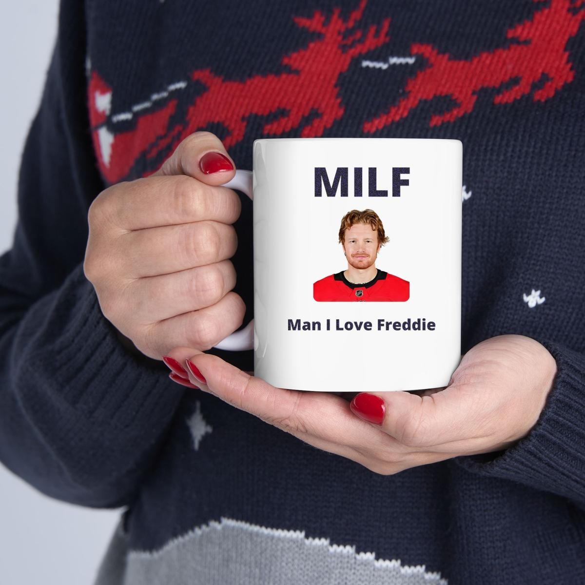 Frederik Andersen Milf Man I Love Freddie Mug 1