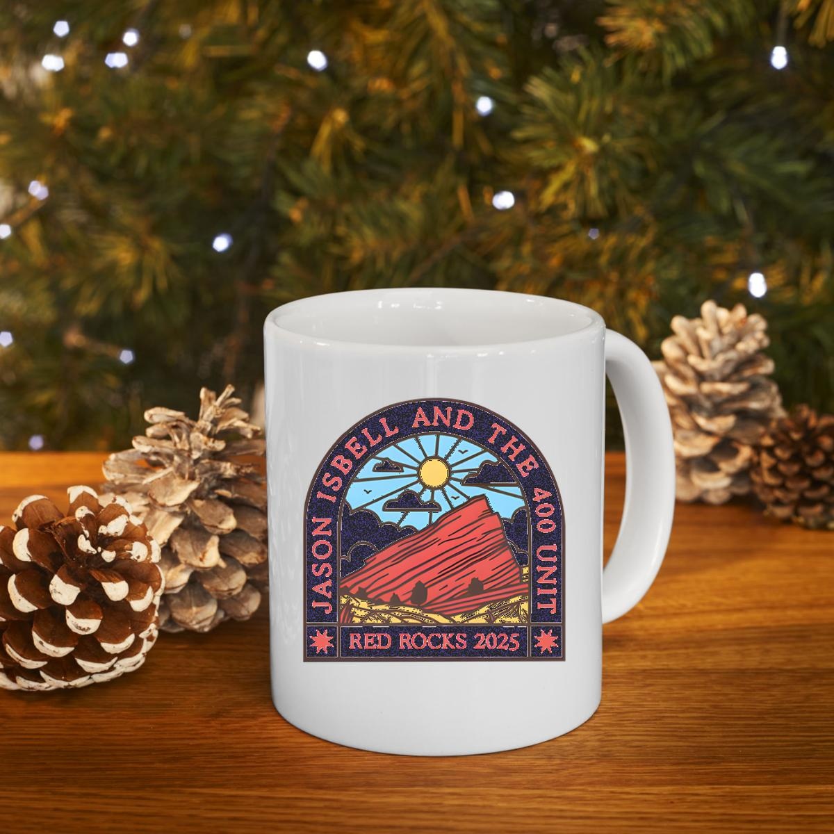 Jason Isbell And The 400 Unit Red Rocks Amphitheatre Morrison Colorado May 3 2025 Mug 4