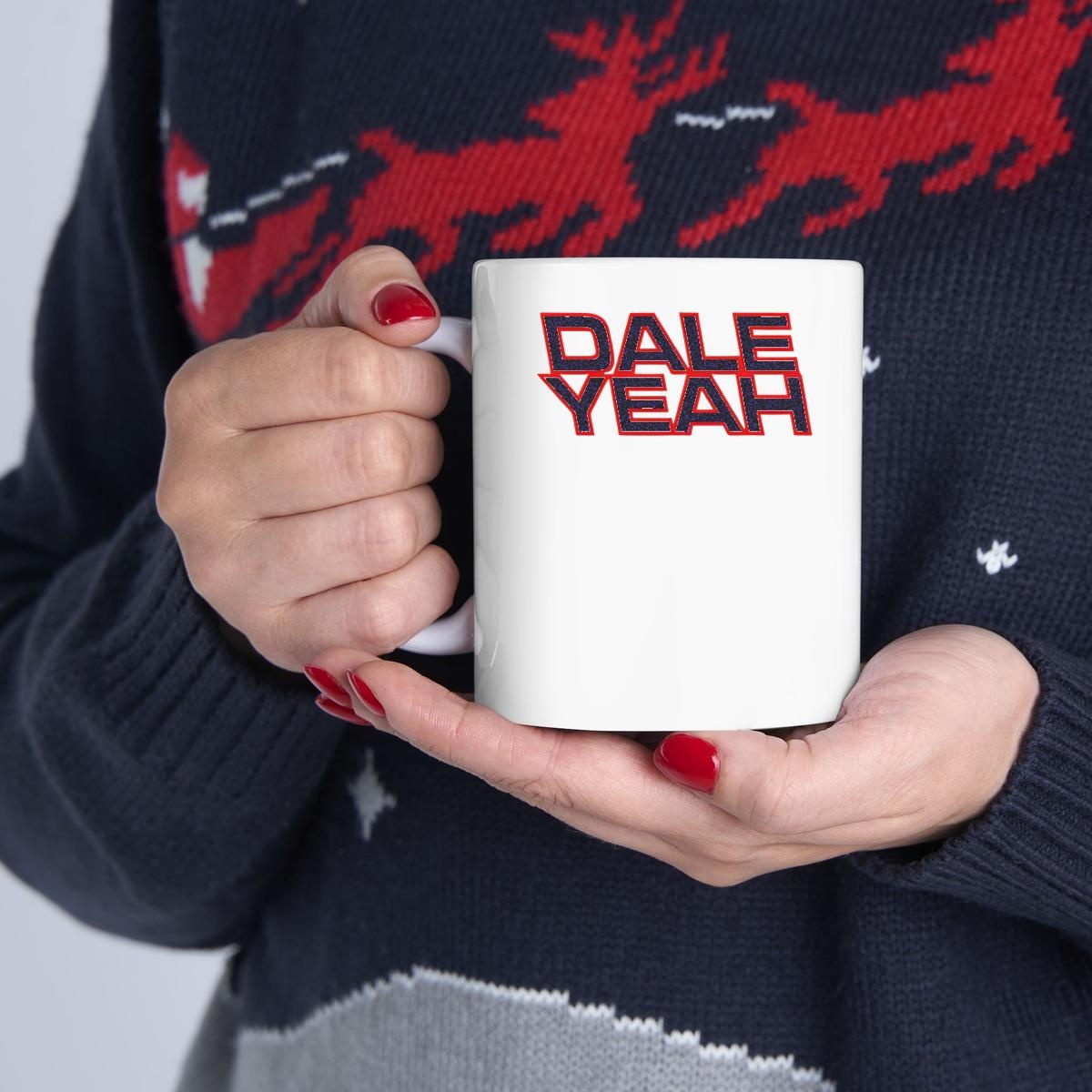 Justin Danger Nunley Wearing Dale Yeah Mug 1