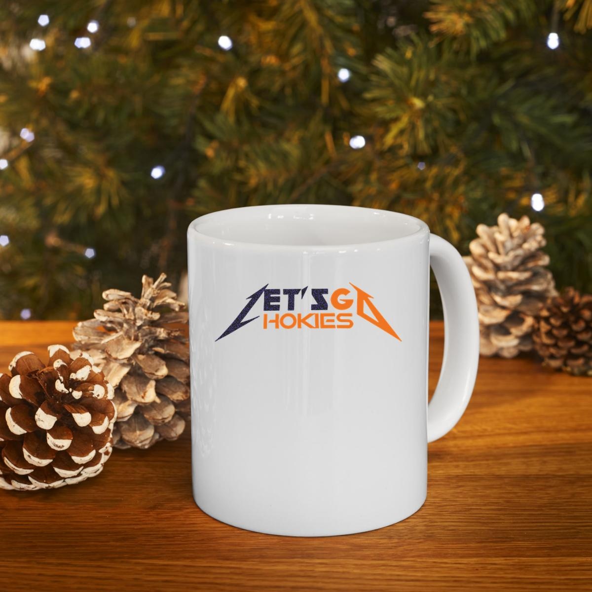 Lets Go Virginia Tech Hokies Mug 4