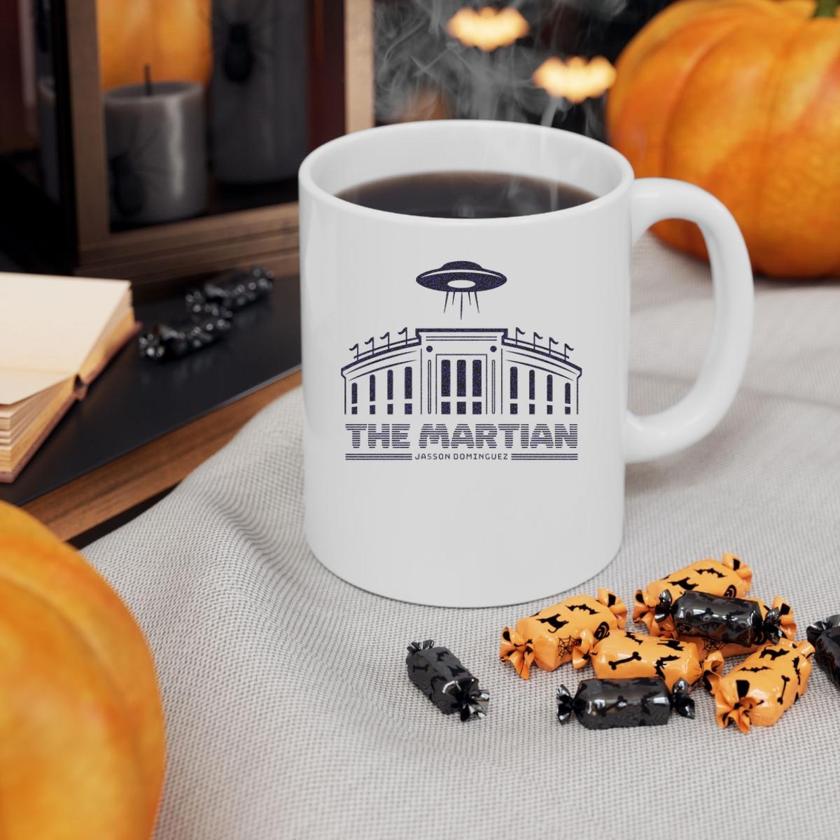 New York Yankees Jasson Dominguez The Martian Ufo Mug 3