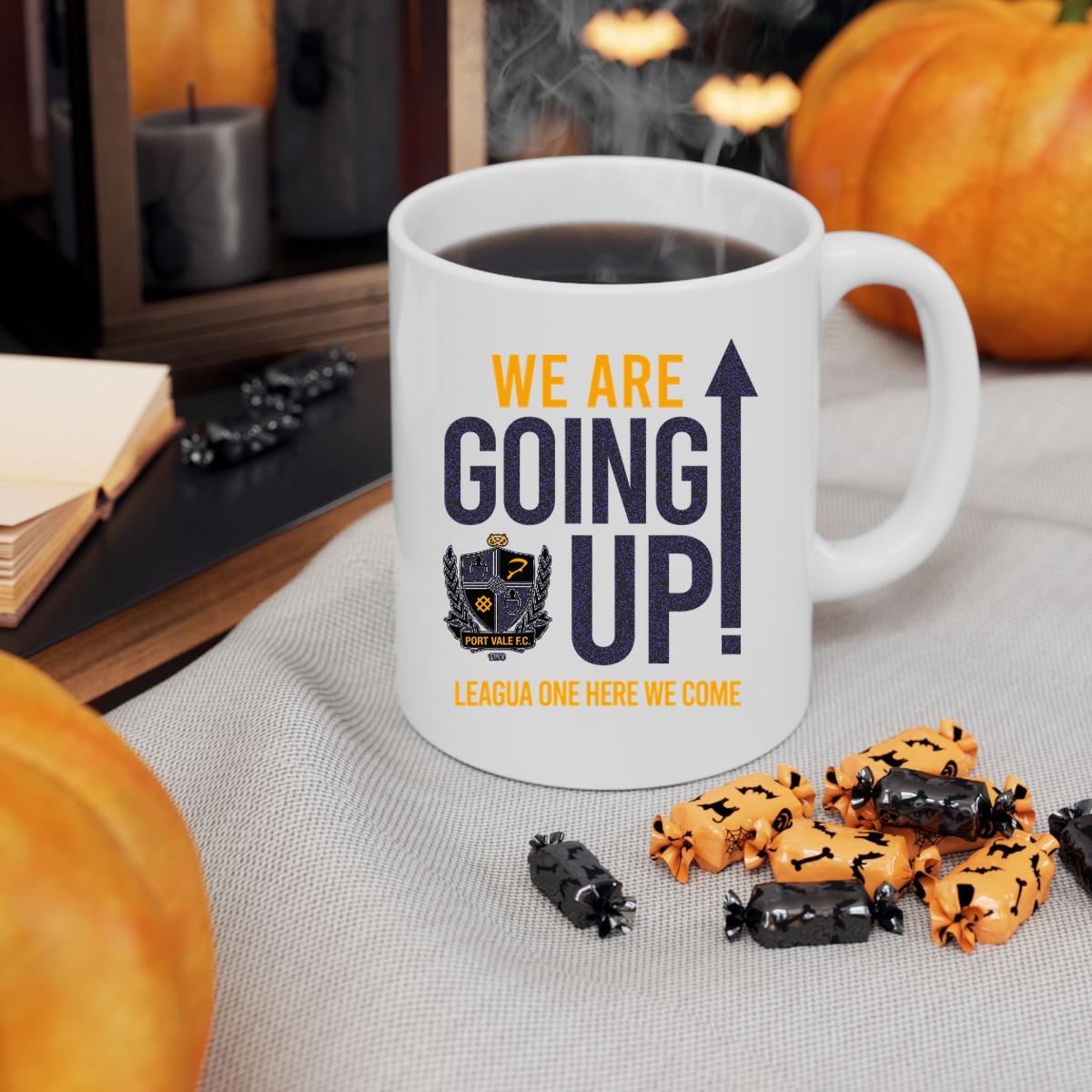 Port Vale Fc We Are Going Up League One Here We Ccome Mug 3